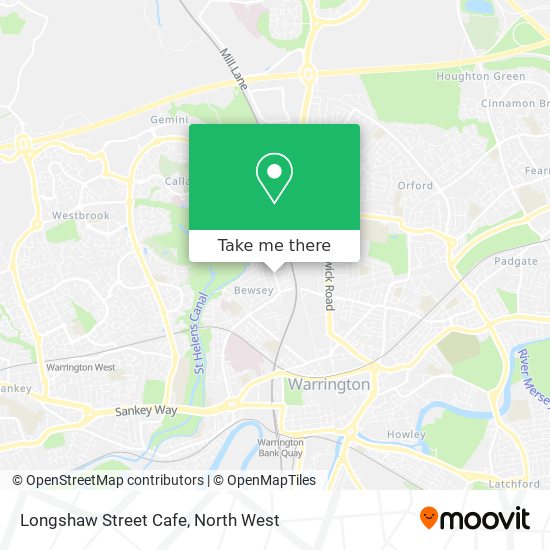 Longshaw Street Cafe map