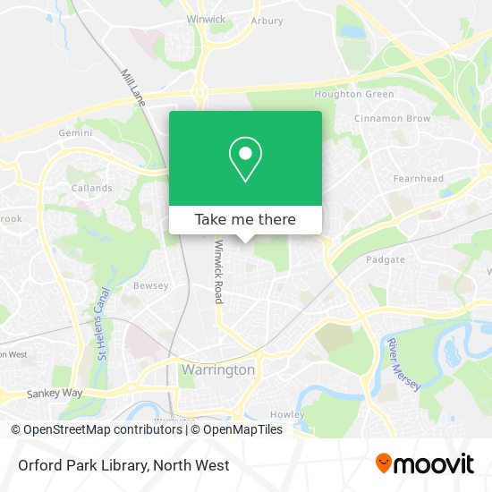 Orford Park Library map