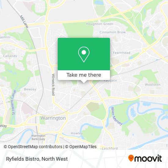 Ryfields Bistro map