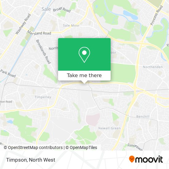 Timpson map