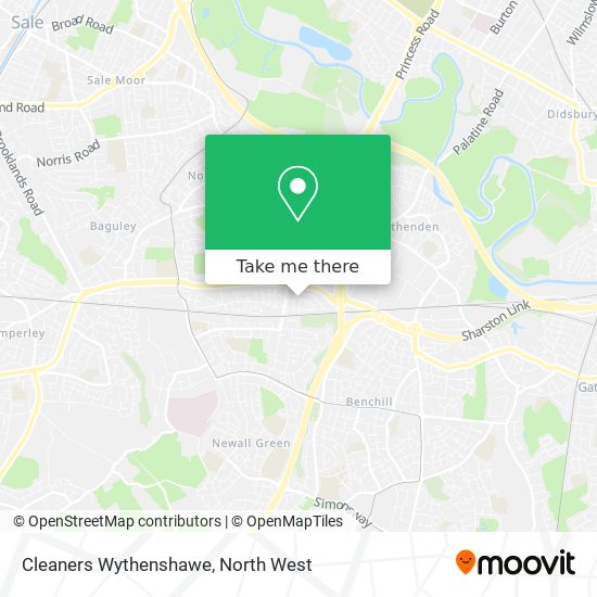Cleaners Wythenshawe map