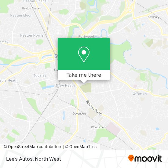 Lee's Autos map