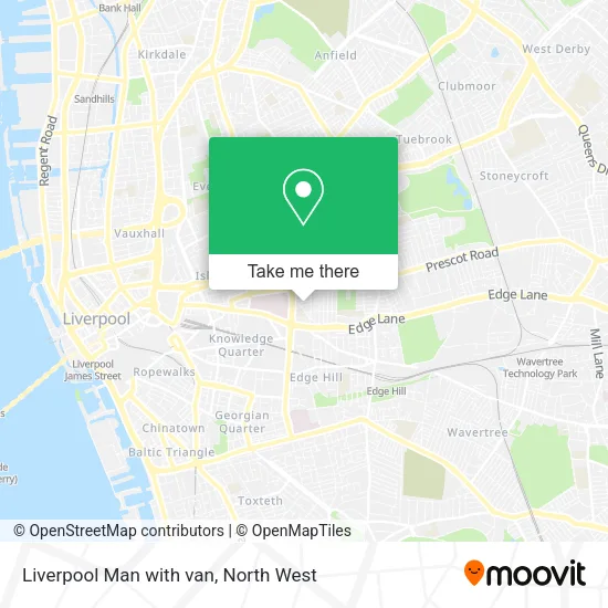 Liverpool Man with van map