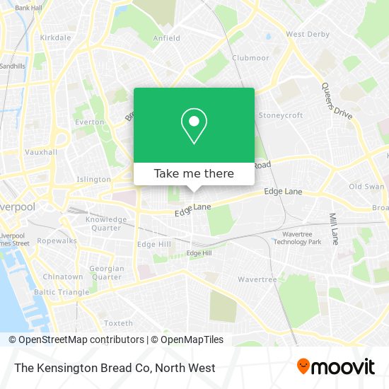 The Kensington Bread Co map