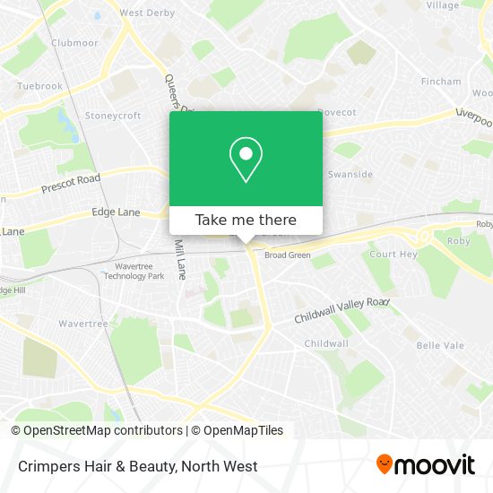 Crimpers Hair & Beauty map