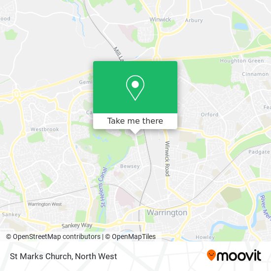 St Marks Church map