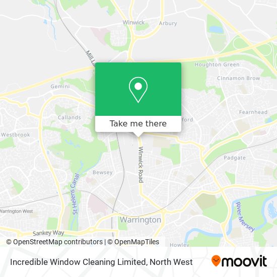 Incredible Window Cleaning Limited map