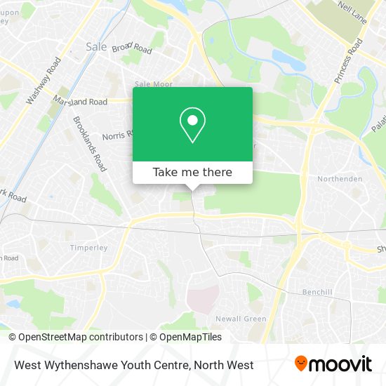 West Wythenshawe Youth Centre map
