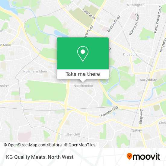 KG Quality Meats map