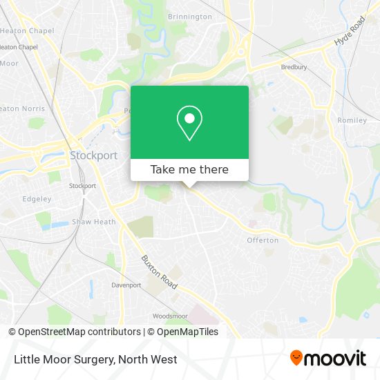 Little Moor Surgery map