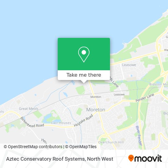 Aztec Conservatory Roof Systems map
