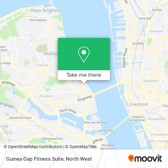 Guinea Gap Fitness Suite map