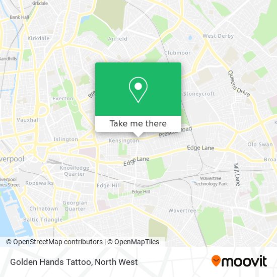 Golden Hands Tattoo map