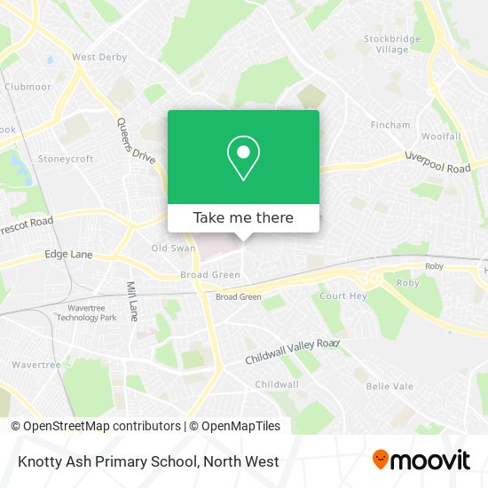 Knotty Ash Primary School map