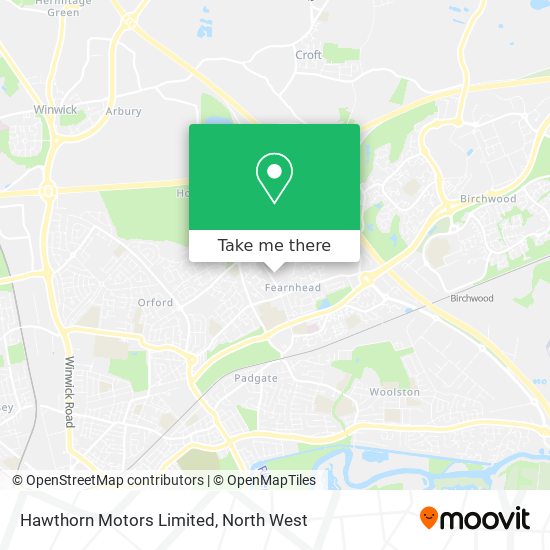 Hawthorn Motors Limited map