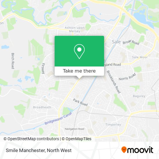 Smile Manchester map