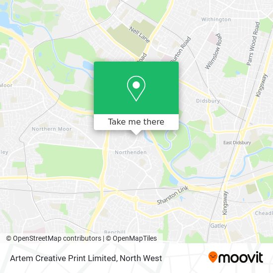 Artem Creative Print Limited map