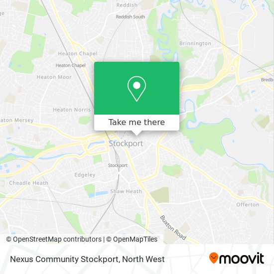 Nexus Community Stockport map