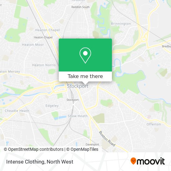 Intense Clothing map