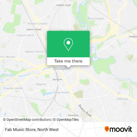Fab Music Store map