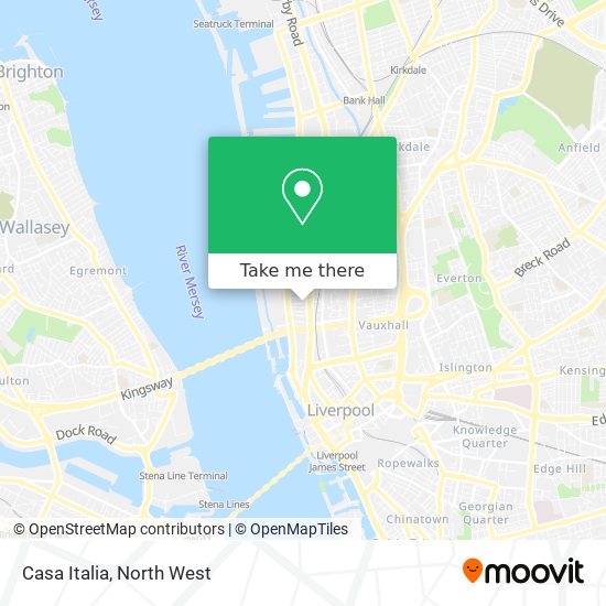 Casa Italia map