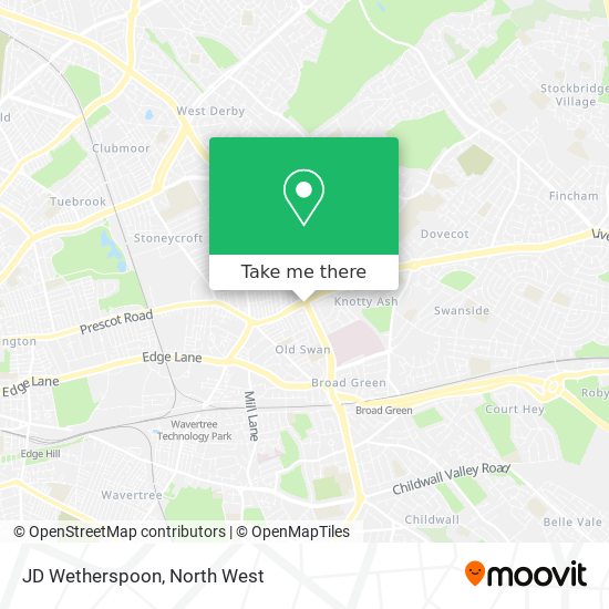 JD Wetherspoon map