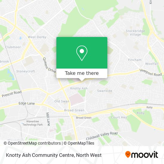 Knotty Ash Community Centre map