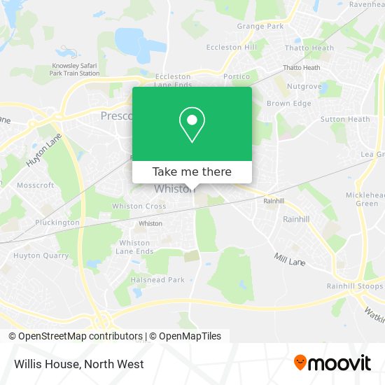 Willis House map