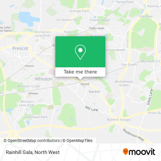 Rainhill Gala map