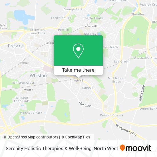 Serenity Holistic Therapies & Well-Being map