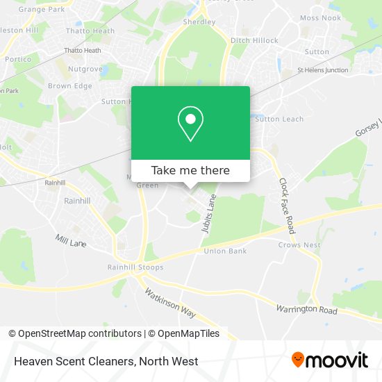 Heaven Scent Cleaners map
