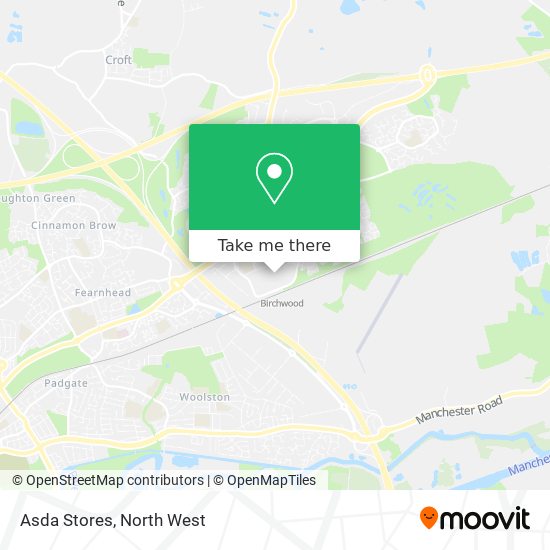 Asda Stores map