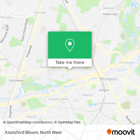 Knutsford Bloom map