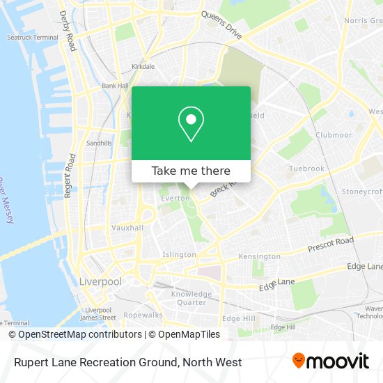 Rupert Lane Recreation Ground map