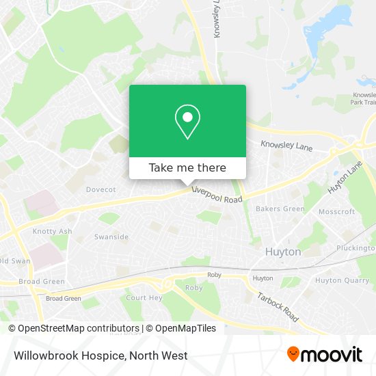 Willowbrook Hospice map