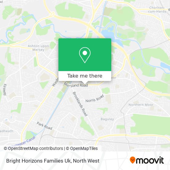 Bright Horizons Families Uk map