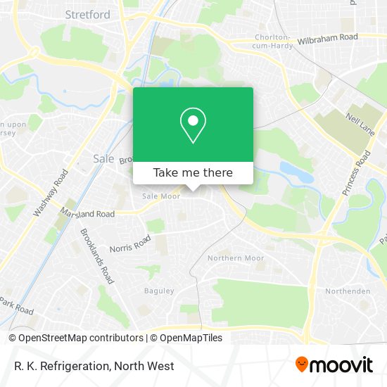 R. K. Refrigeration map