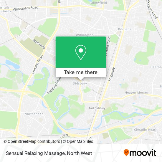 Sensual Relaxing Massage map