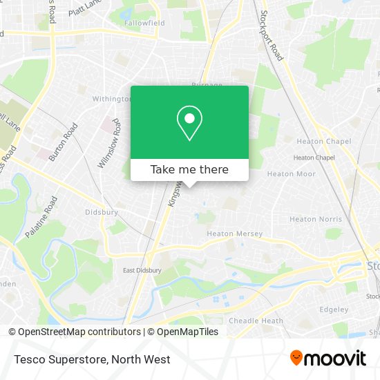 Tesco Superstore map