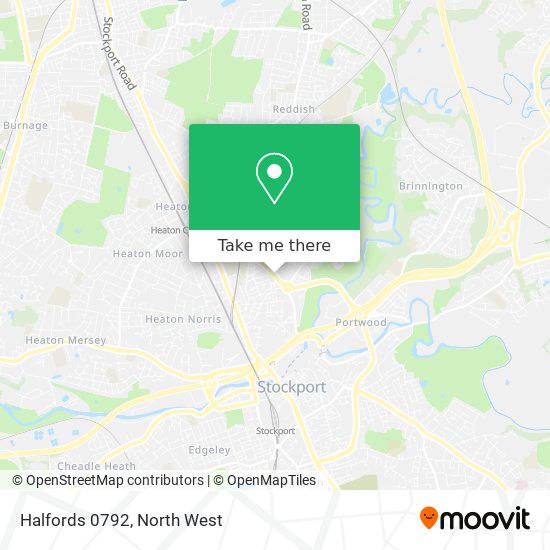 Halfords 0792 map