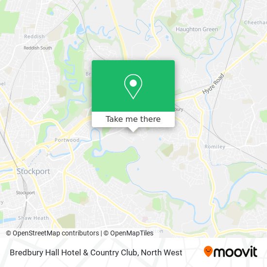 Bredbury Hall Hotel & Country Club map