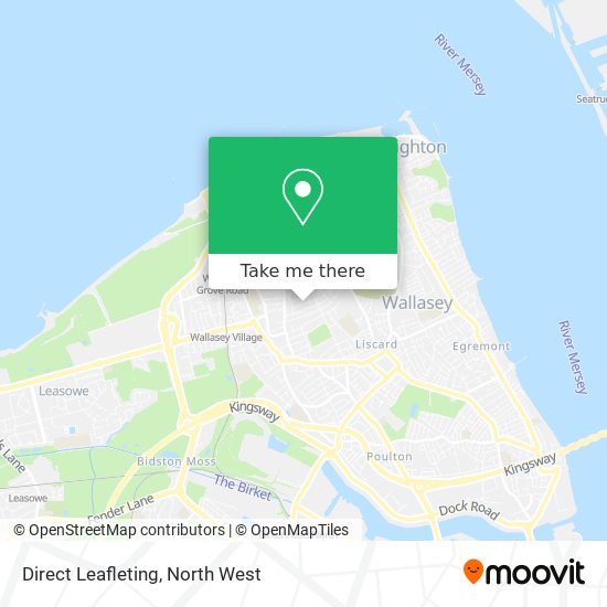 Direct Leafleting map