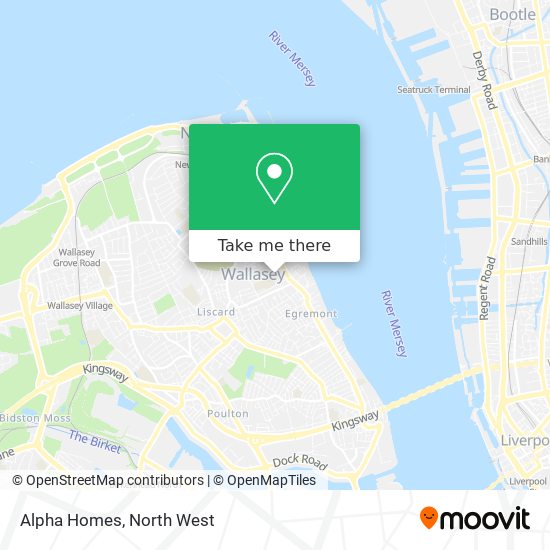 Alpha Homes map