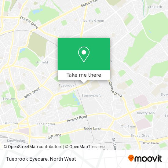 Tuebrook Eyecare map