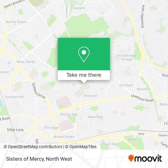 Sisters of Mercy map