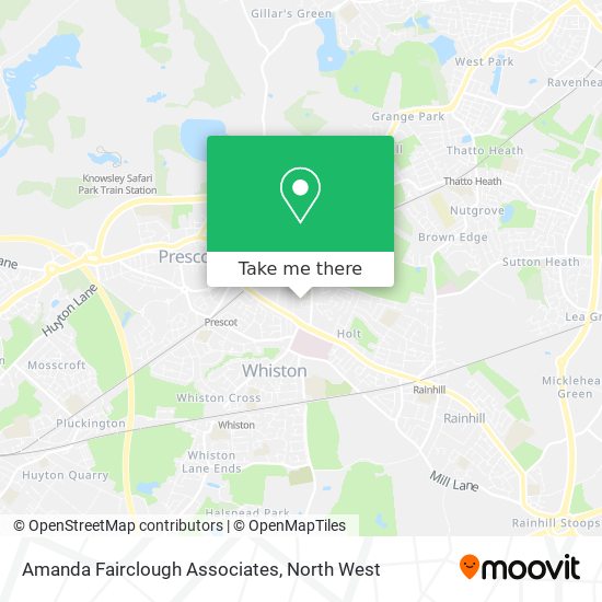 Amanda Fairclough Associates map