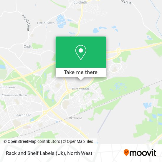 Rack and Shelf Labels (Uk) map