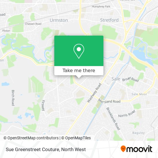 Sue Greenstreet Couture map