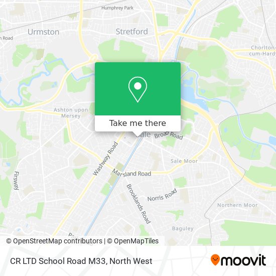 CR LTD School Road M33 map