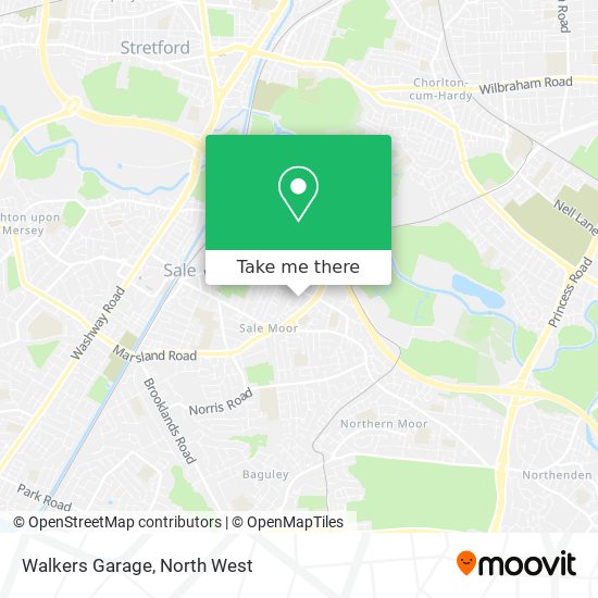 Walkers Garage map